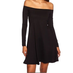 SUSANA Monaco Small off shoulder long sleeve dress MSRP $118
